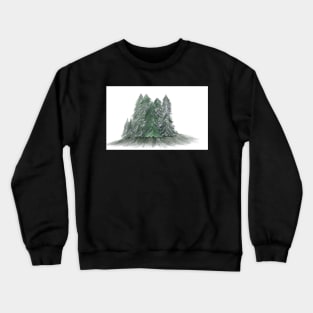 Pine forest Crewneck Sweatshirt